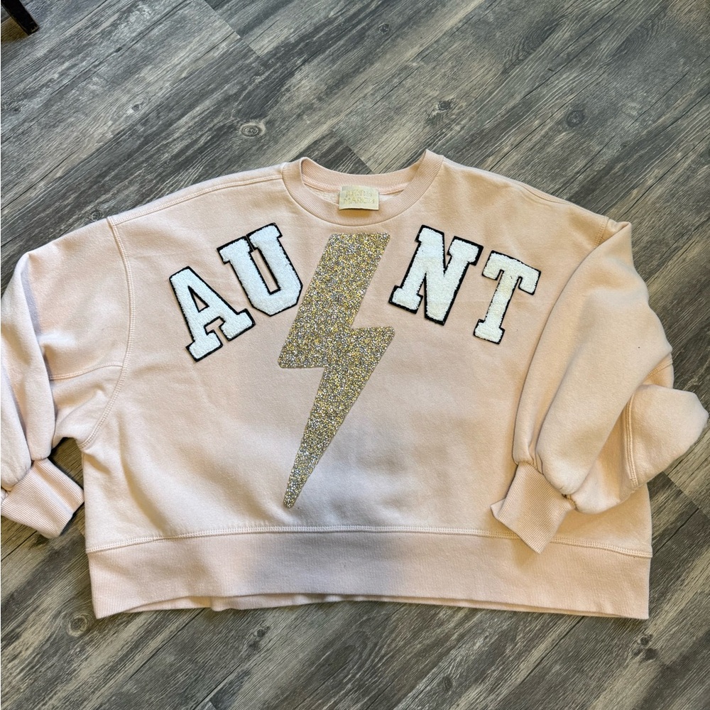 Judith March cream Crew Neck Sweater sz large